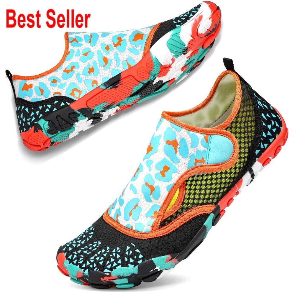 Quick-Dry Water Shoes for Women Men, Non-Slip Barefoot Aqua Shoes for Swimming